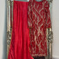 Snake - Cutdana Velvet - Red