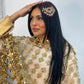 (Preorder 4 weeks) BRIDAL Posheeda Sheesh Dupatta Only - Poshida Sheesha - Mirror dupata