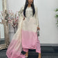 “Gulaabi” Luxury Outfit - Ombre Pink & Ivory