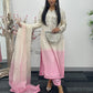 “Gulaabi” Luxury Outfit - Ombre Pink & Ivory