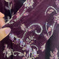 “Makhmal” Plum Velvet Cutdana - Party Wedding Outfit