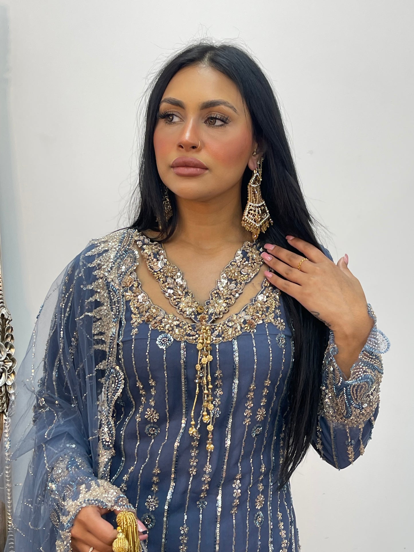 Payal - Cutdana Net - Gray - C