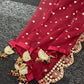 Rim Jhim -  Hand Work - Chiffon Party Wear - Black - Maroon -Purple - R