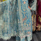 Feeroza - MNR  blue Sharara outfit