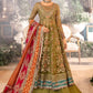 (Preorder3 weeks) Mehndi - Maria B Inspired Maxi Lehnga -