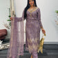 Payal - Cutdana Net - Lilac purple - A