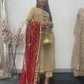 Sassi - Stunning Party / wedding wear - Gold - Red