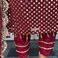 Rim Jhim -  Hand Work - Chiffon Party Wear - Black - Maroon -Purple - R