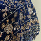 “Buff” Blue Black Rust Purple Velvet Cutdana - Party Wedding -
