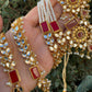 Red and Gold mala set