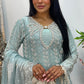 Choori - Cutdana Net - Pink - mint - K