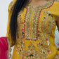 (Pre Order 3/4 Weeks) “Lashkara” - Party Wear - Yellow - Hot Pink - Mustard