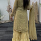 Farshi Garara Beige - Gold Farshee Garara - J