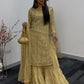 Farshi Garara Beige - Gold Farshee Garara - J
