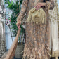 Mala - Cutdana Net - brown -