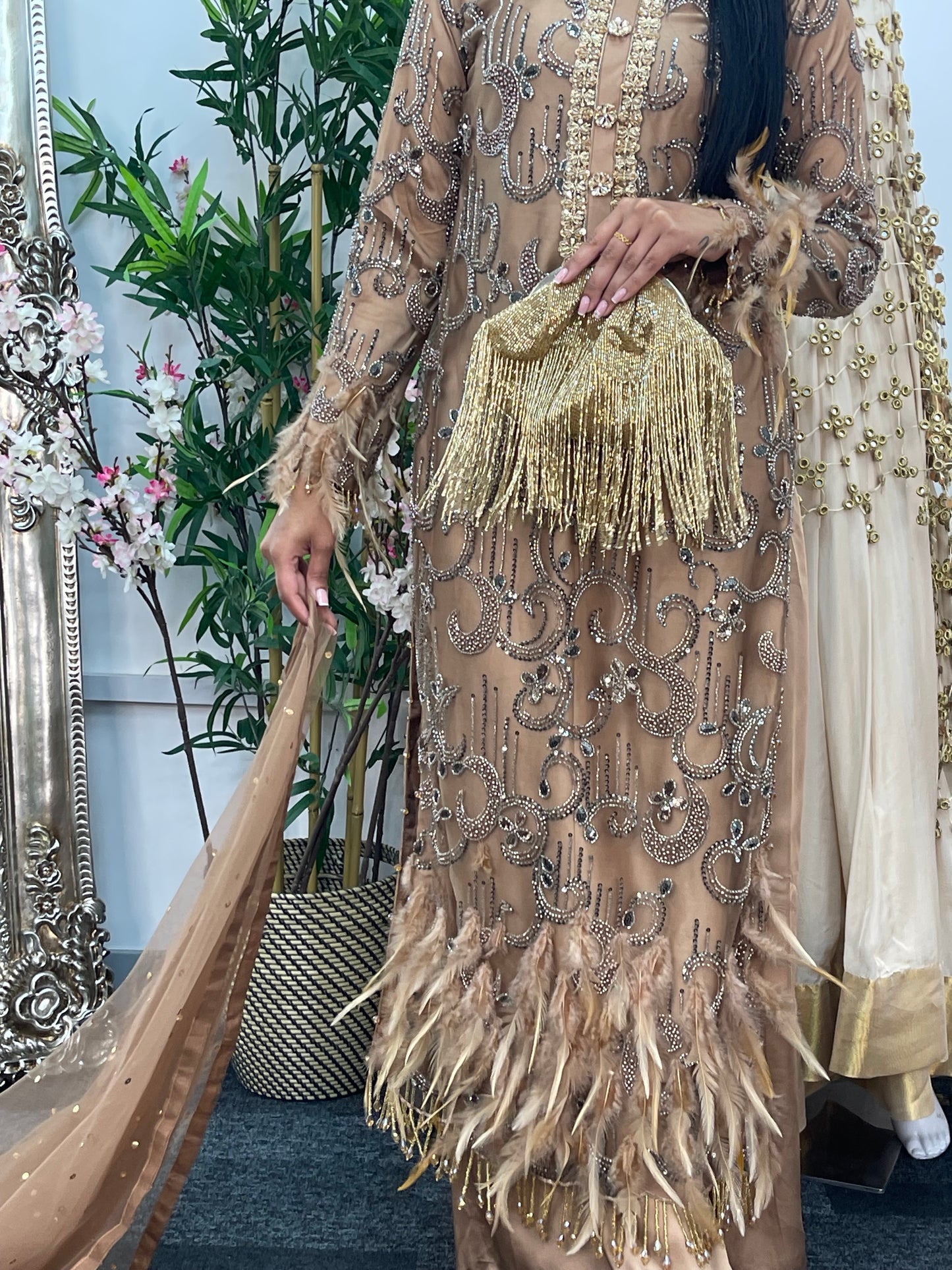 Mala - Cutdana Net - brown -
