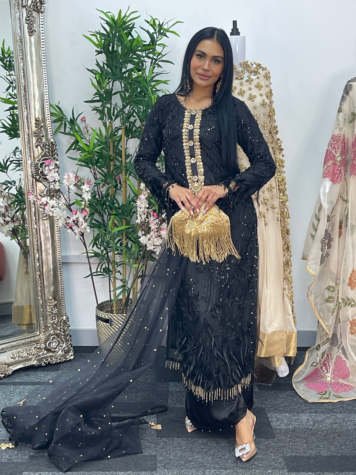 Mala - Cutdana Net - Black