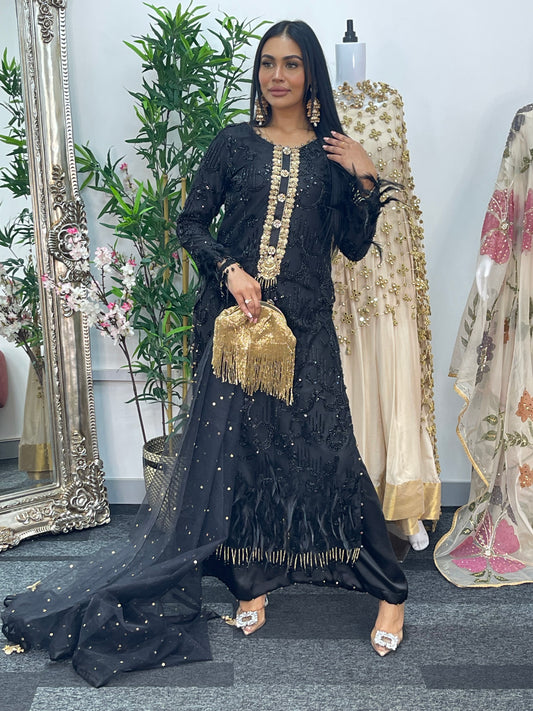 Mala - Cutdana Net - Black