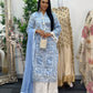 Paper Lawn | Chikankaari - Blue - C