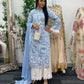 Paper Lawn | Chikankaari - Blue - C