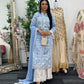 Paper Lawn | Chikankaari - Blue - C