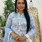 Paper Lawn | Chikankaari - Blue - C