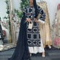 Paper Lawn | Chikankaari - Black - C