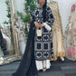 Paper Lawn | Chikankaari - Black - C