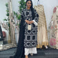 Paper Lawn | Chikankaari - Black - C
