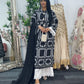 Paper Lawn | Chikankaari - Black - C