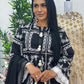Paper Lawn | Chikankaari - Black - C