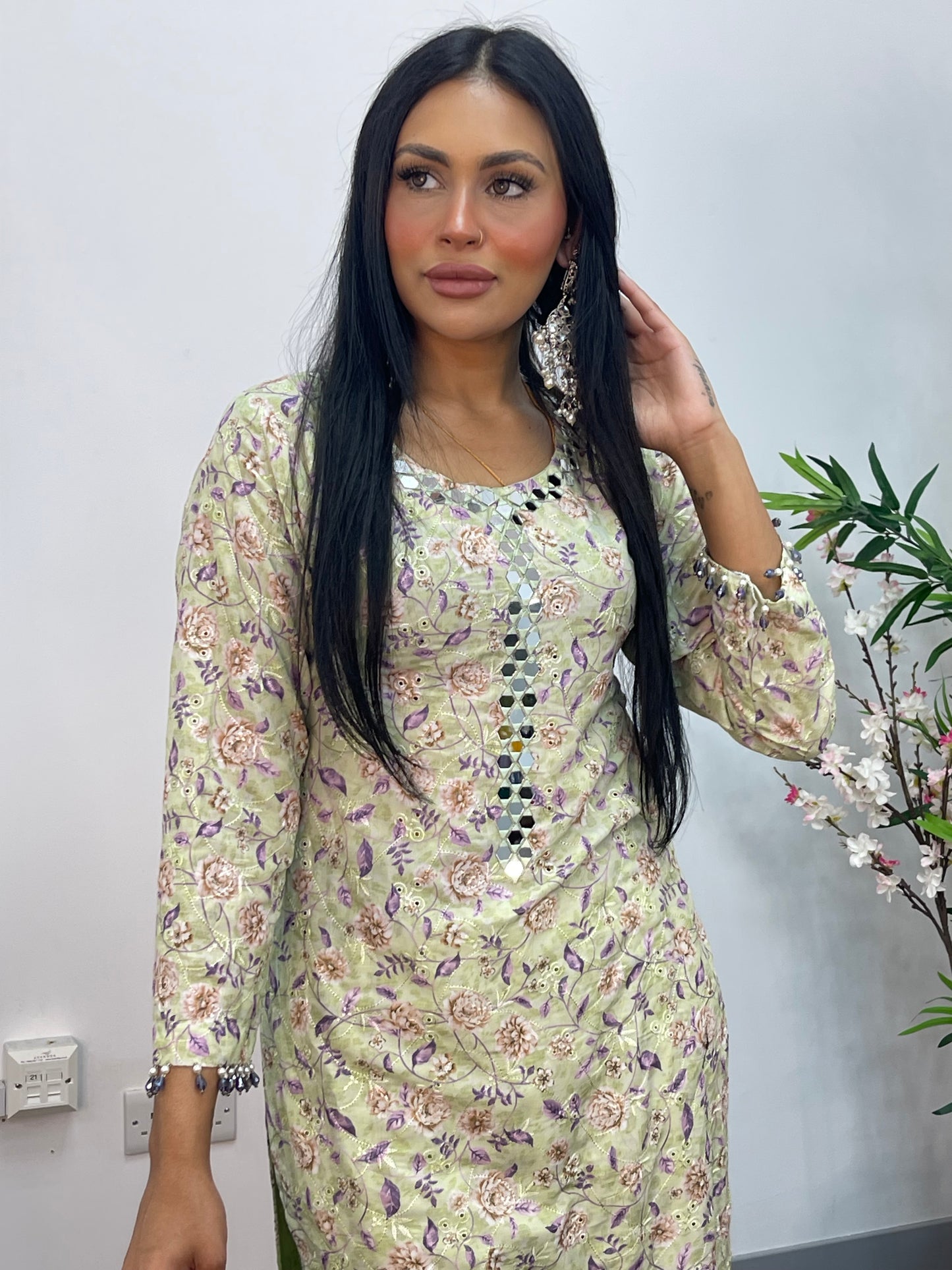 Swiss Lawn - chikankari - T