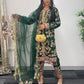 pakistani traditional dress | Rehar Nagar- Green - I