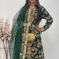 pakistani traditional dress | Rehar Nagar- Green - I