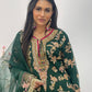 pakistani traditional dress | Rehar Nagar- Green - I