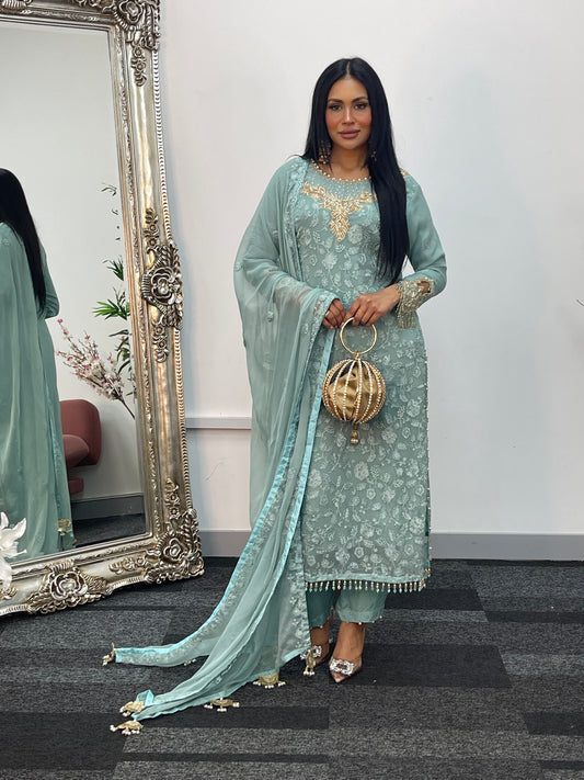Fana - powder blue - C