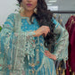 Feeroza - MNR  blue Sharara outfit