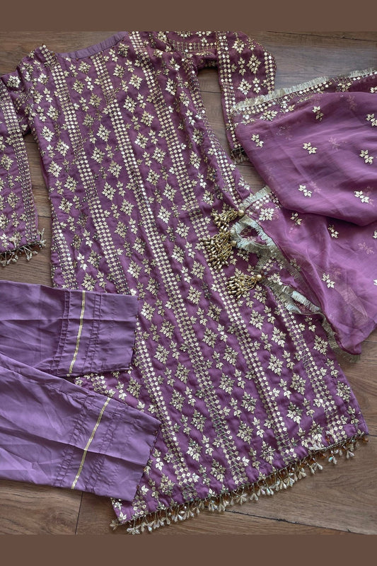 “Bling Bling Lilac-Mauve” Party outfit