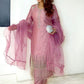 Blush Beauty - mauve Pink Adda work All Hand Made pink